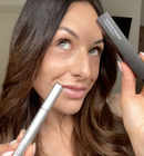 Lash Growth Serum featuring a women happy with results