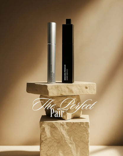 Premium Eyelash Serum eyelash growth serum goes well with the tubing mascara. Together they help to elevate and enhance your natural lashes.