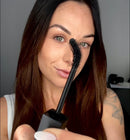 Luxurious waterproof mascara with growth serum, long lasting curl and volume for natural lashes