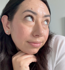 women with long lashes and mascara. very elegant and confident 